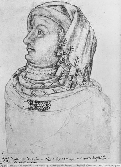 Ms 266 fol.30 Jean III le Sans Pitié, duc de Bavière-Straubing, du 